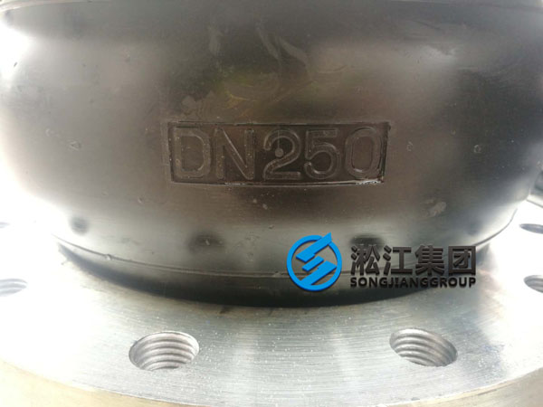 【發貨現場】DN250氟橡膠FKM橡膠接頭發往福建福清