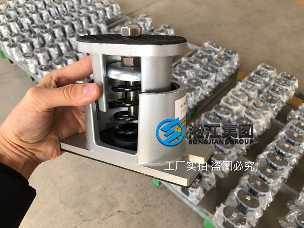 希爾頓酒店座地安裝軸流風(fēng)機(jī)隔振示意圖